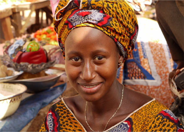 Fulbe Frau, Labe, Guinea 2008