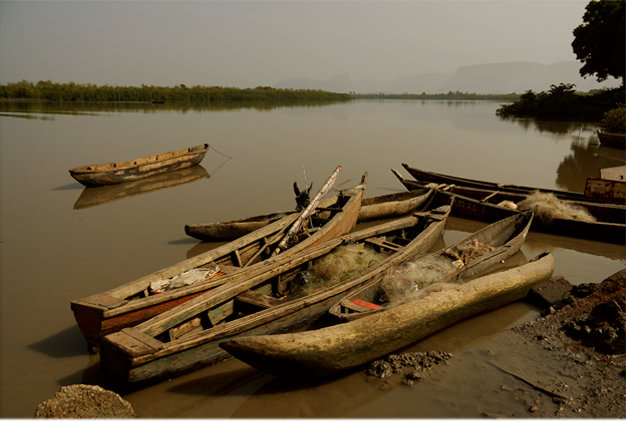 Soumba-Fluß, Guinea 2008