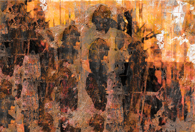 „Aleppo“, Pigmentdruck, Leinwand auf Holzmalgrund, 30 x 20cm