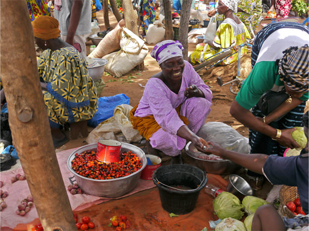 Markt in Orodara, Burkina Faso 2011